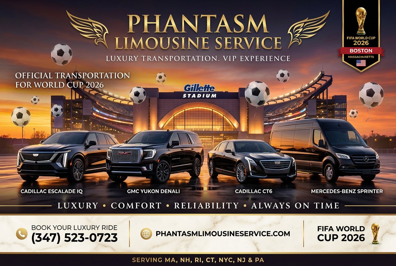 FIFA Club World Cup 2026 — Phantasm Limousine Service Inc. premium transit and group logistics. Call +1-347-523-0723.